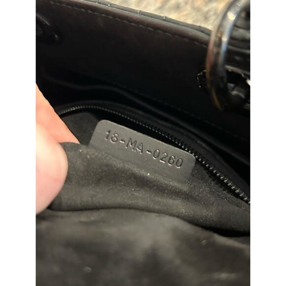 Christian Dior Small Lady Dior My ABCDior Bag Ultramatte Cannage SPBSAL 336647 - Picture 12 of 15